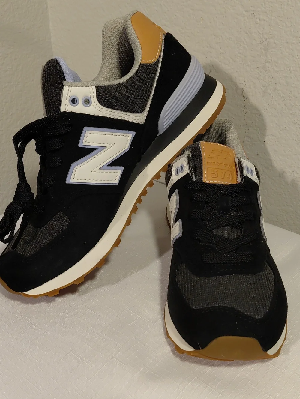 New Balance Black 574 Sneakers